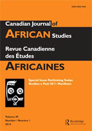 Canadian Journal of African Studies 